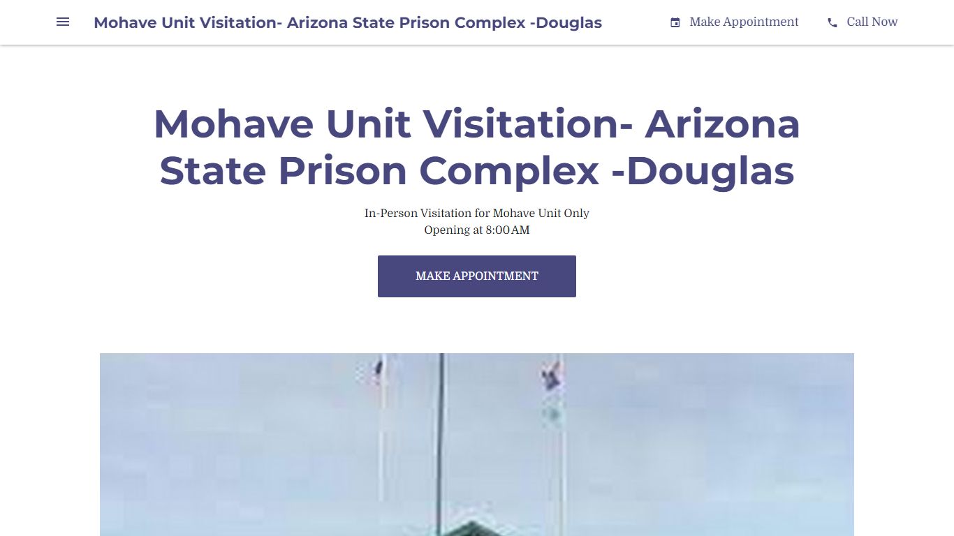 Mohave Unit Visitation- Arizona State Prison Complex -Douglas
